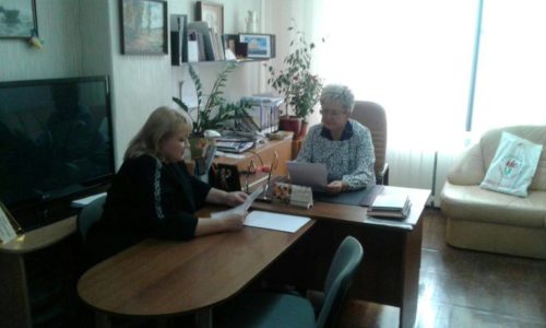 09/20/19. meeting with the director of secondary school №135