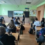 15 лютого 2023 року була проведена зустріч зі школярами 11А та 11Б класів ліцею № 18 у м. Чернівці.